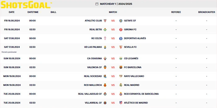 Jadwal-Pekan-Pertama-La-Liga