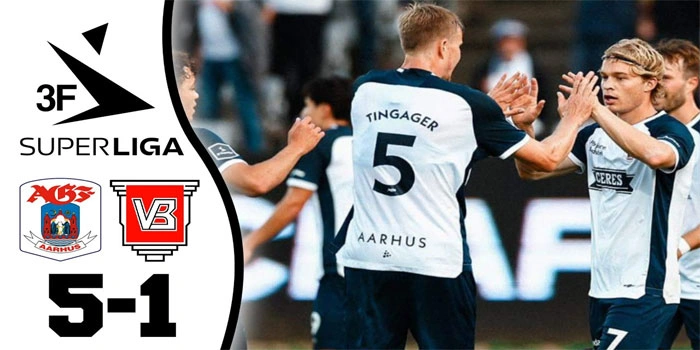 Superliga – AGF Memberikan Kekalahan Buat Vejle Boldklub Dengan Skor 5-1