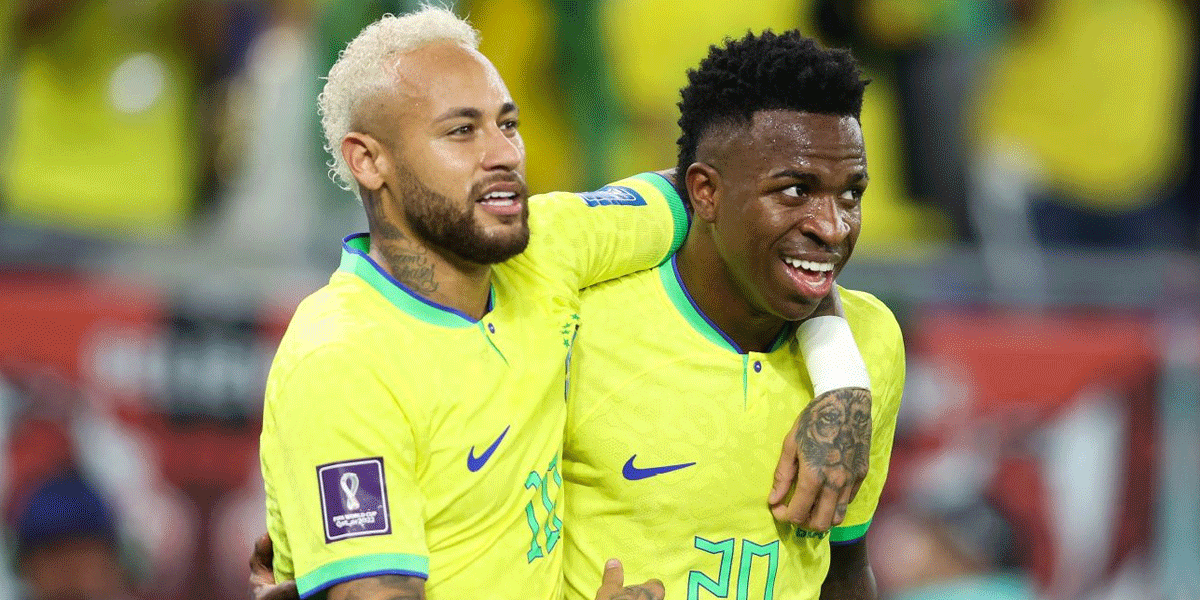 Neymar Tunjukkan Dukungan Penuh untuk Vinicius Jr Neymar Tunjukkan Dukungan Penuh untuk Vinicius Jr